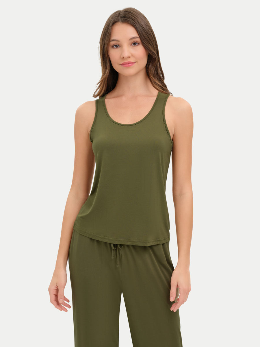 Sleeveless Bamboo Tank Top