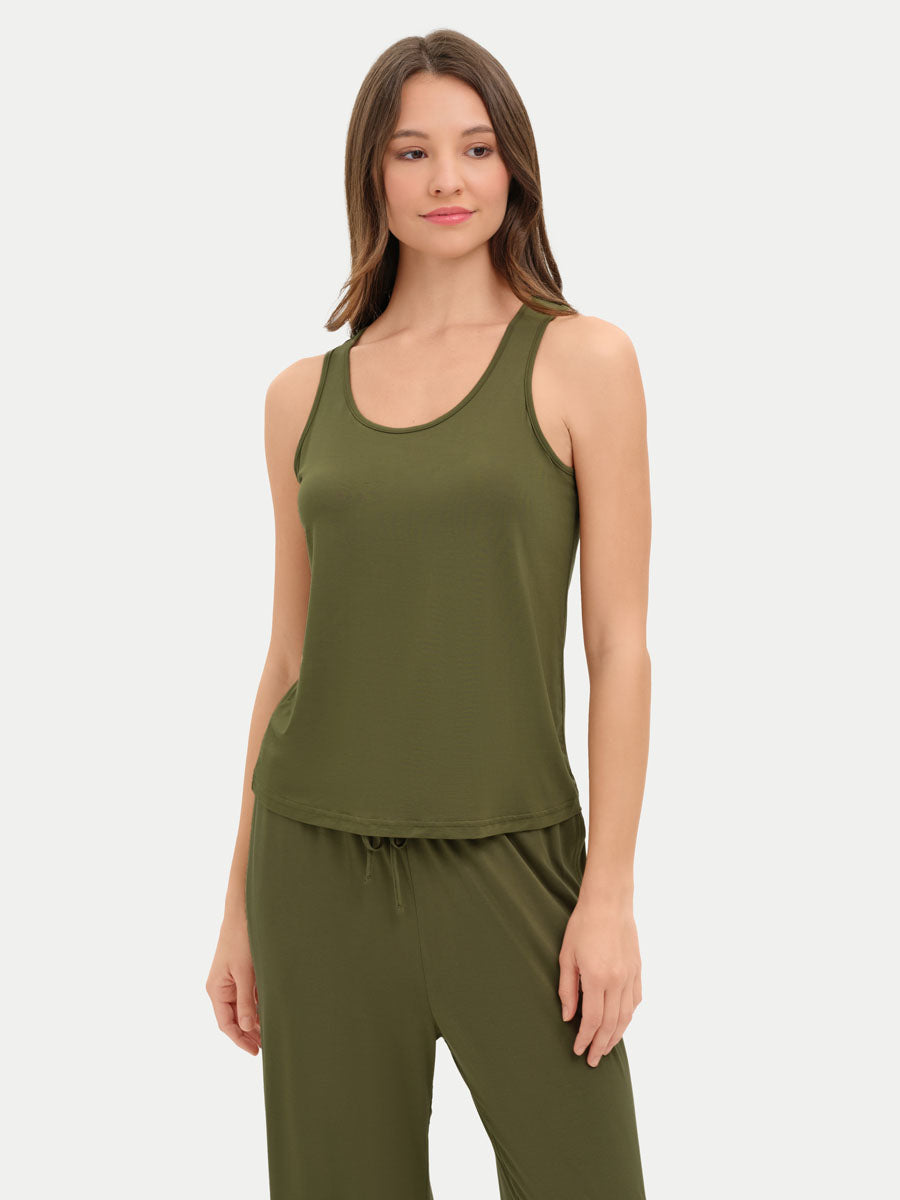 Sleeveless Bamboo Tank Top