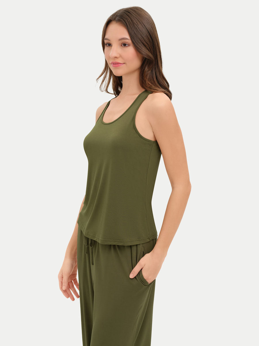 Sleeveless Bamboo Tank Top