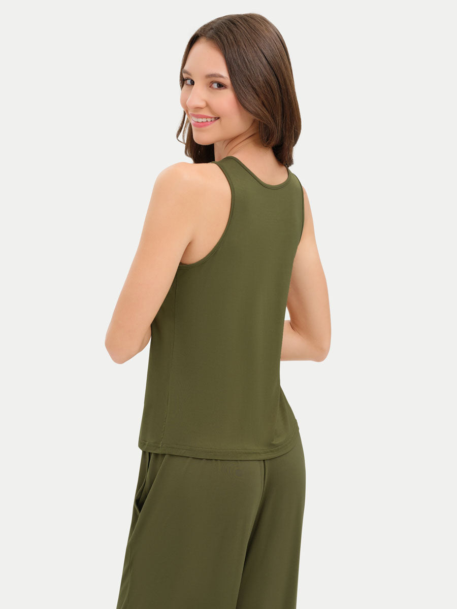 Sleeveless Bamboo Tank Top