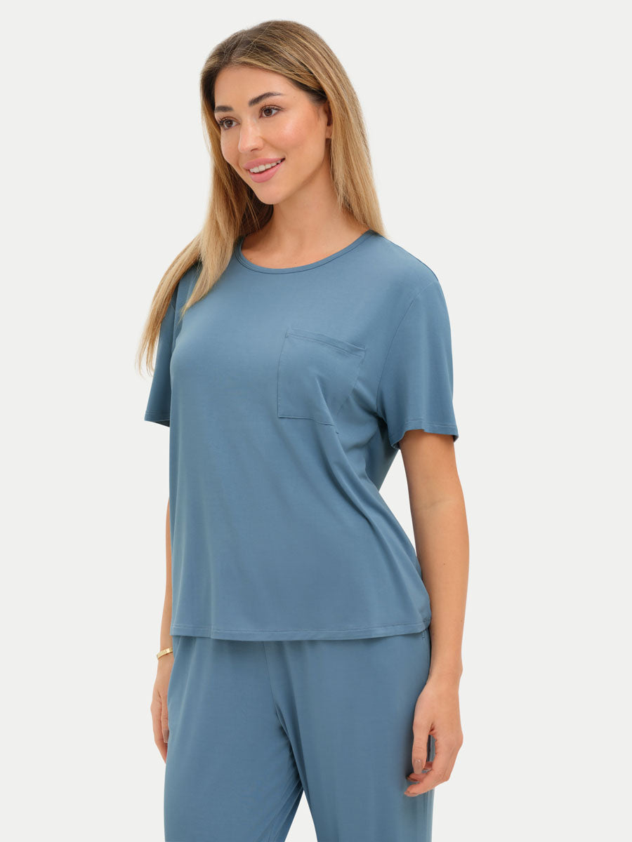 Short Sleeve Bamboo Relaxed Tee