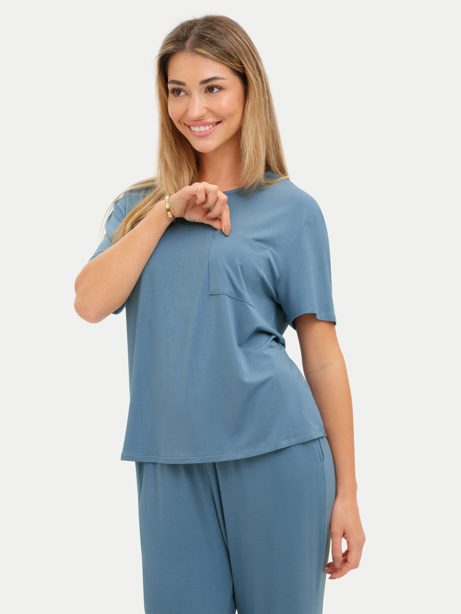 Short Sleeve Bamboo Relaxed Tee