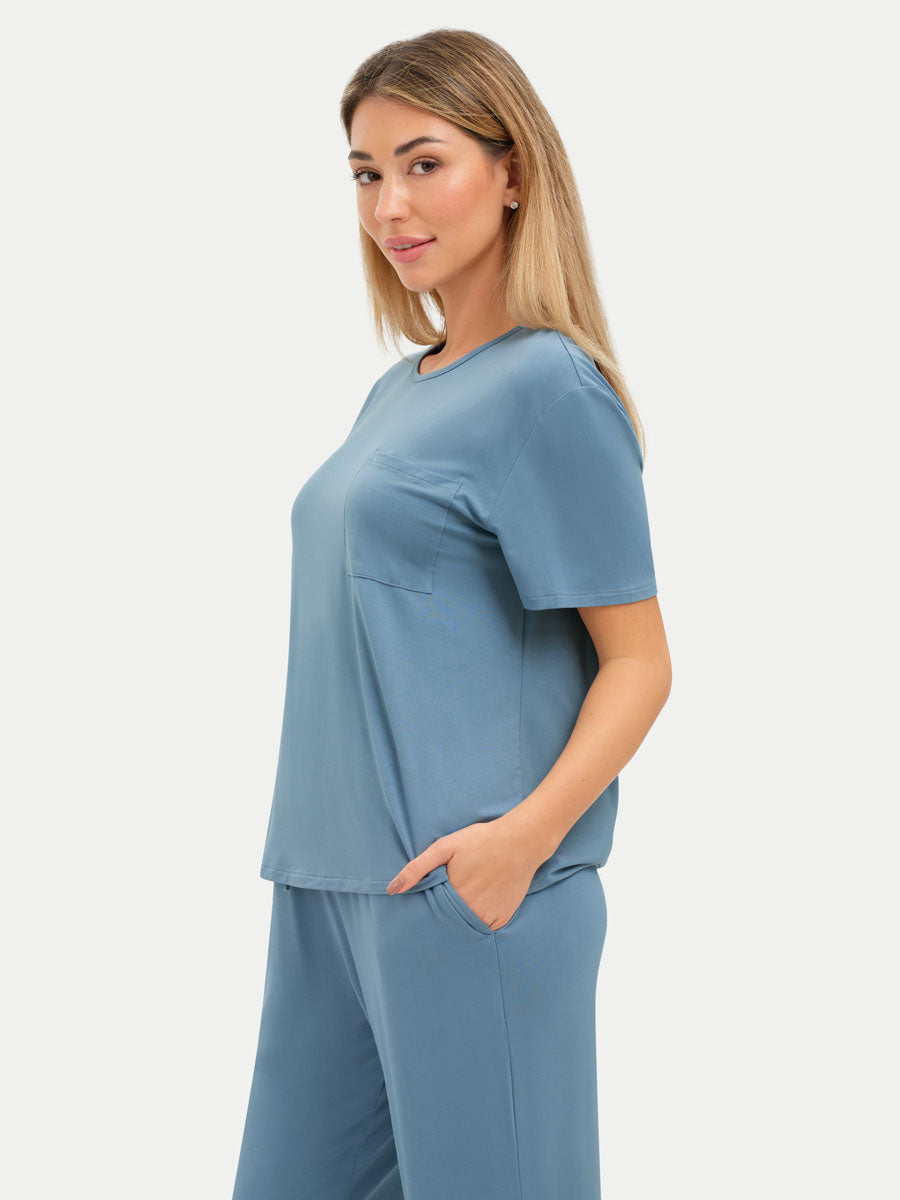 Short Sleeve Bamboo Relaxed Tee