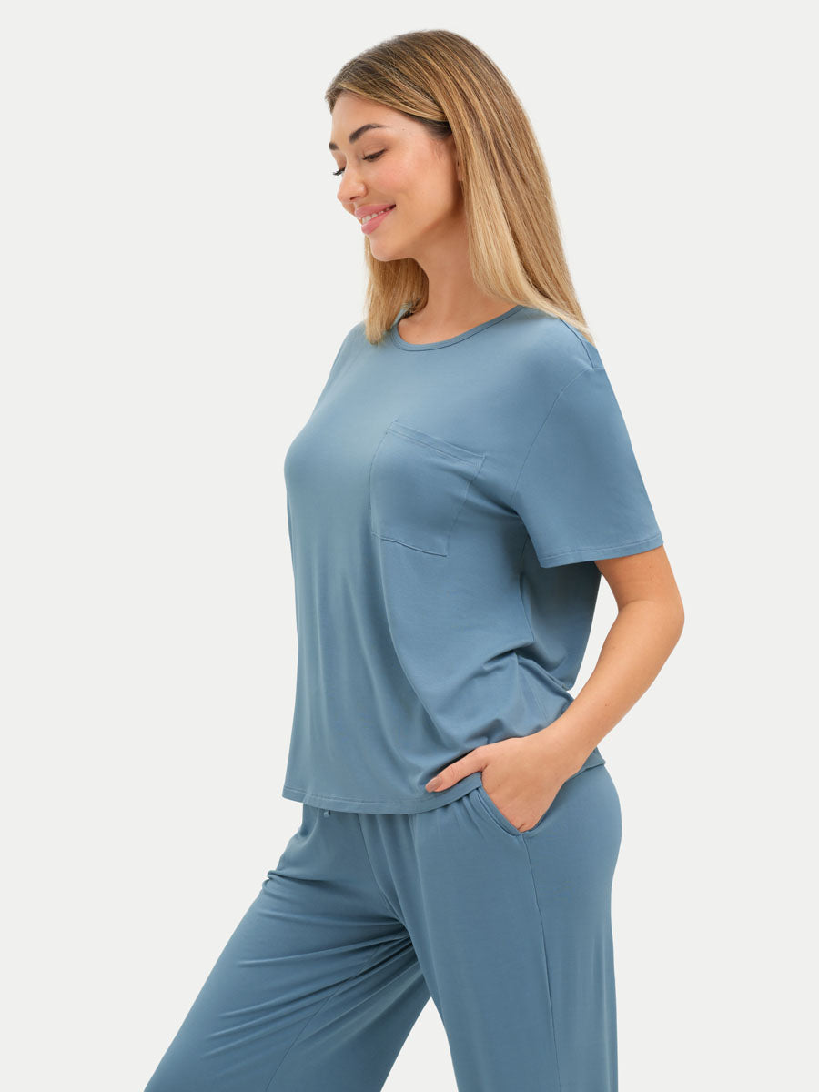 Short Sleeve Bamboo Relaxed Tee