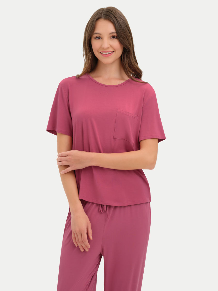 Short Sleeve Bamboo Relaxed Tee