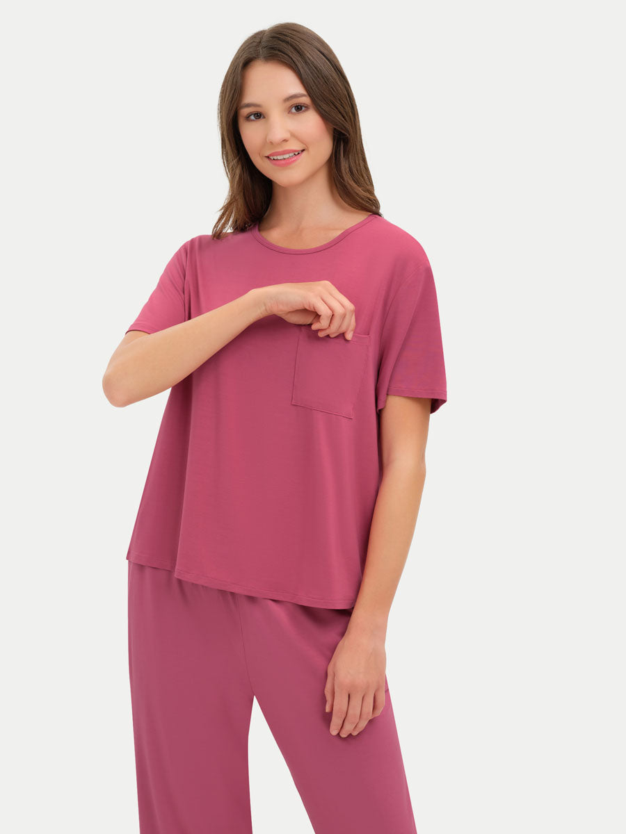 Short Sleeve Bamboo Relaxed Tee