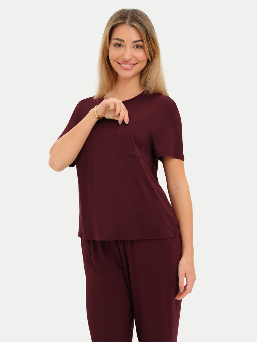 Short Sleeve Bamboo Relaxed Tee