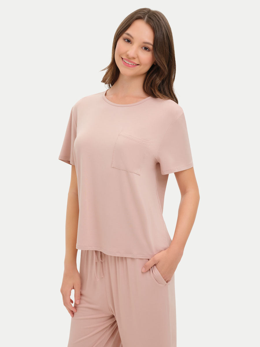 Short Sleeve Bamboo Relaxed Tee