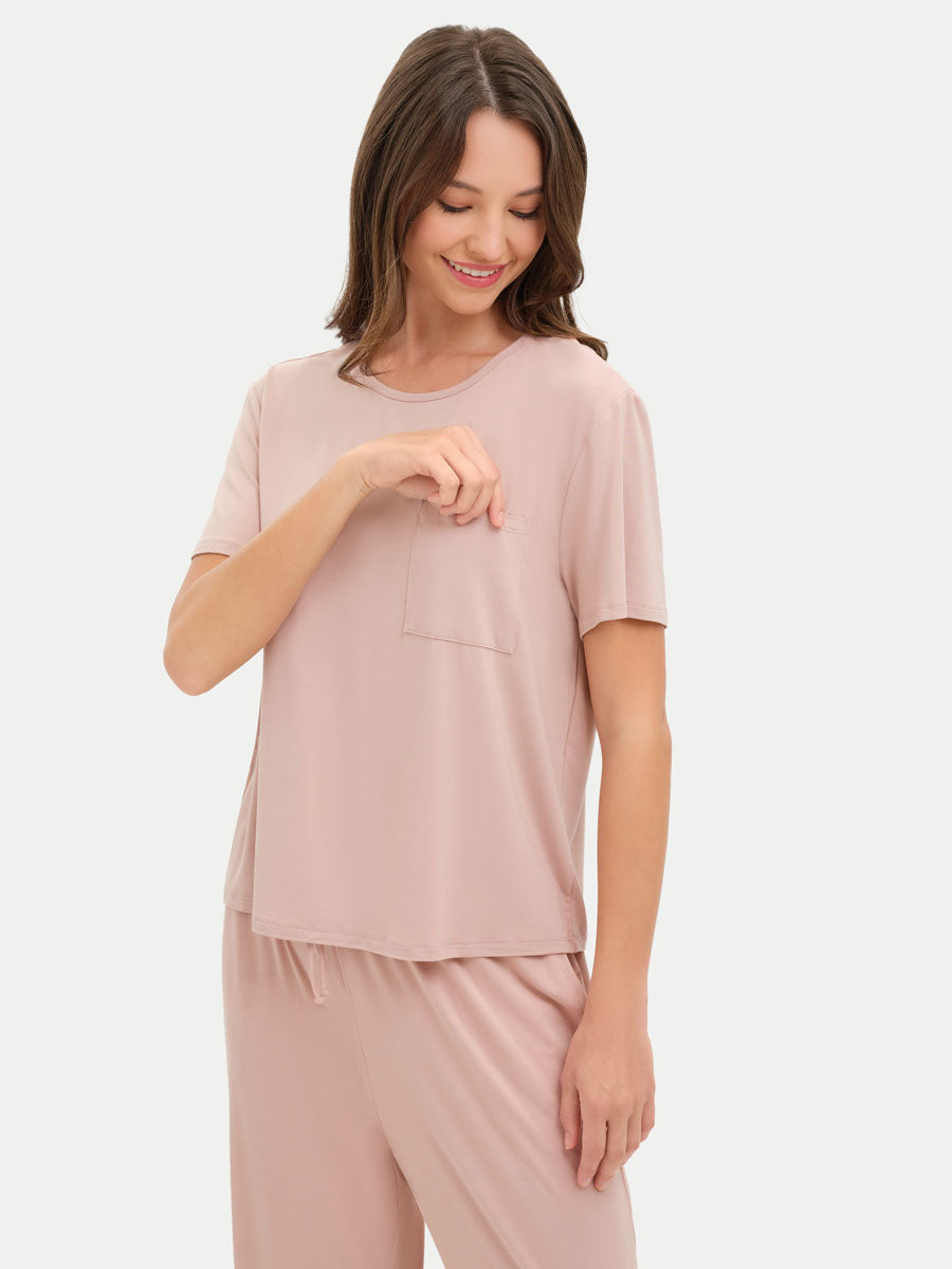 Short Sleeve Bamboo Relaxed Tee