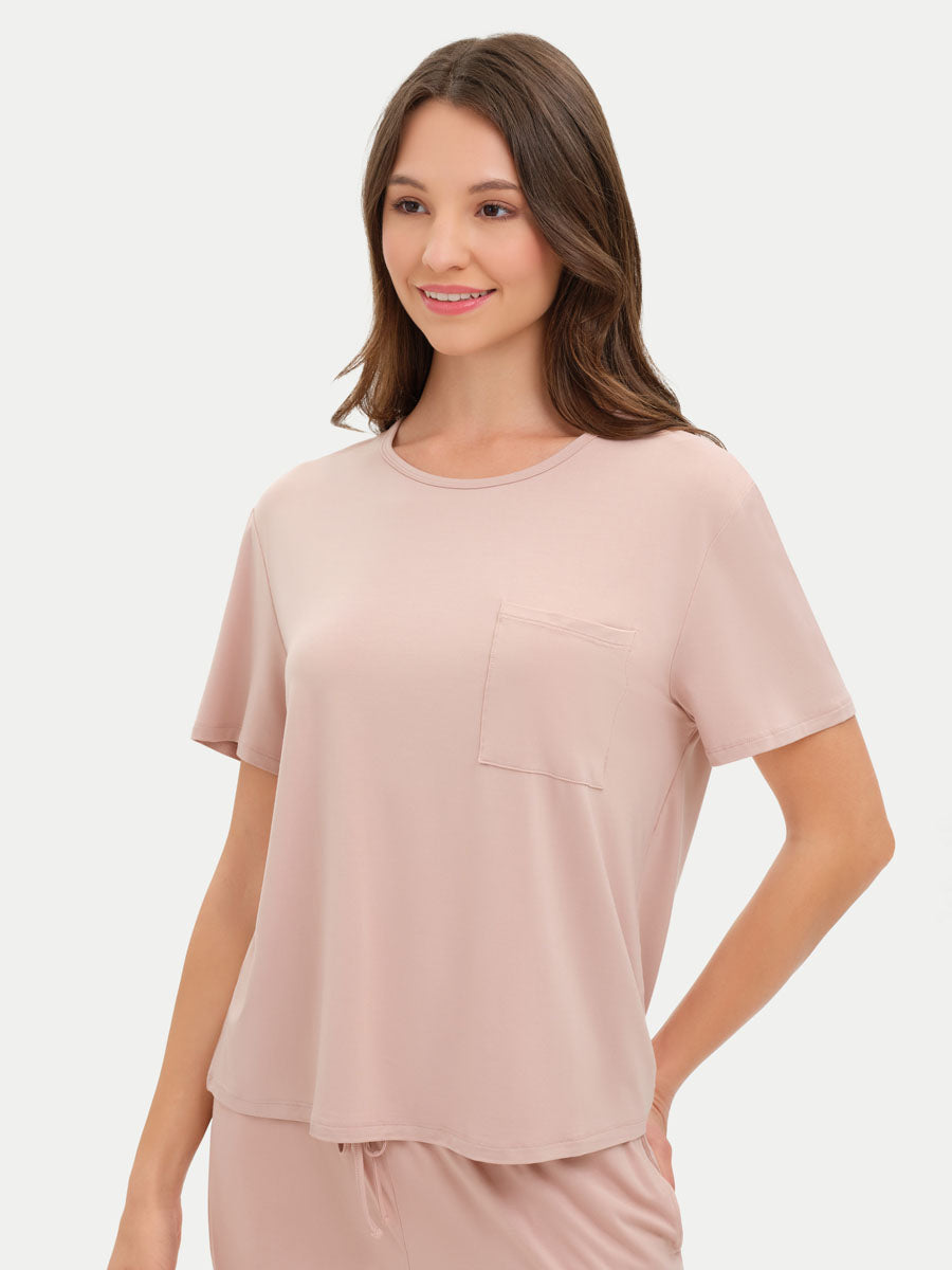 Short Sleeve Bamboo Relaxed Tee