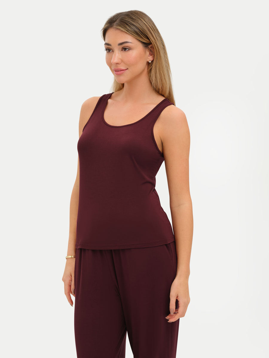 Sleeveless Bamboo Tank Top