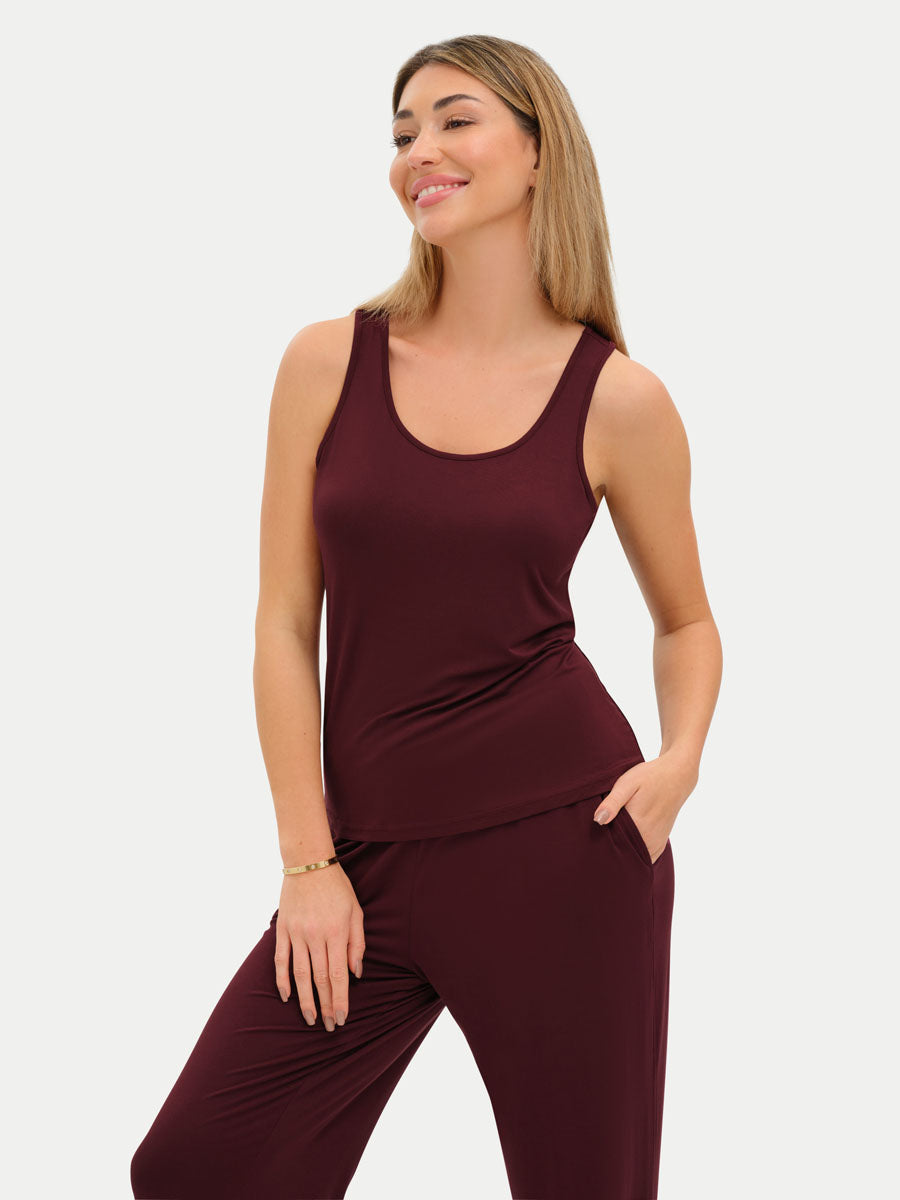 Sleeveless Bamboo Tank Top