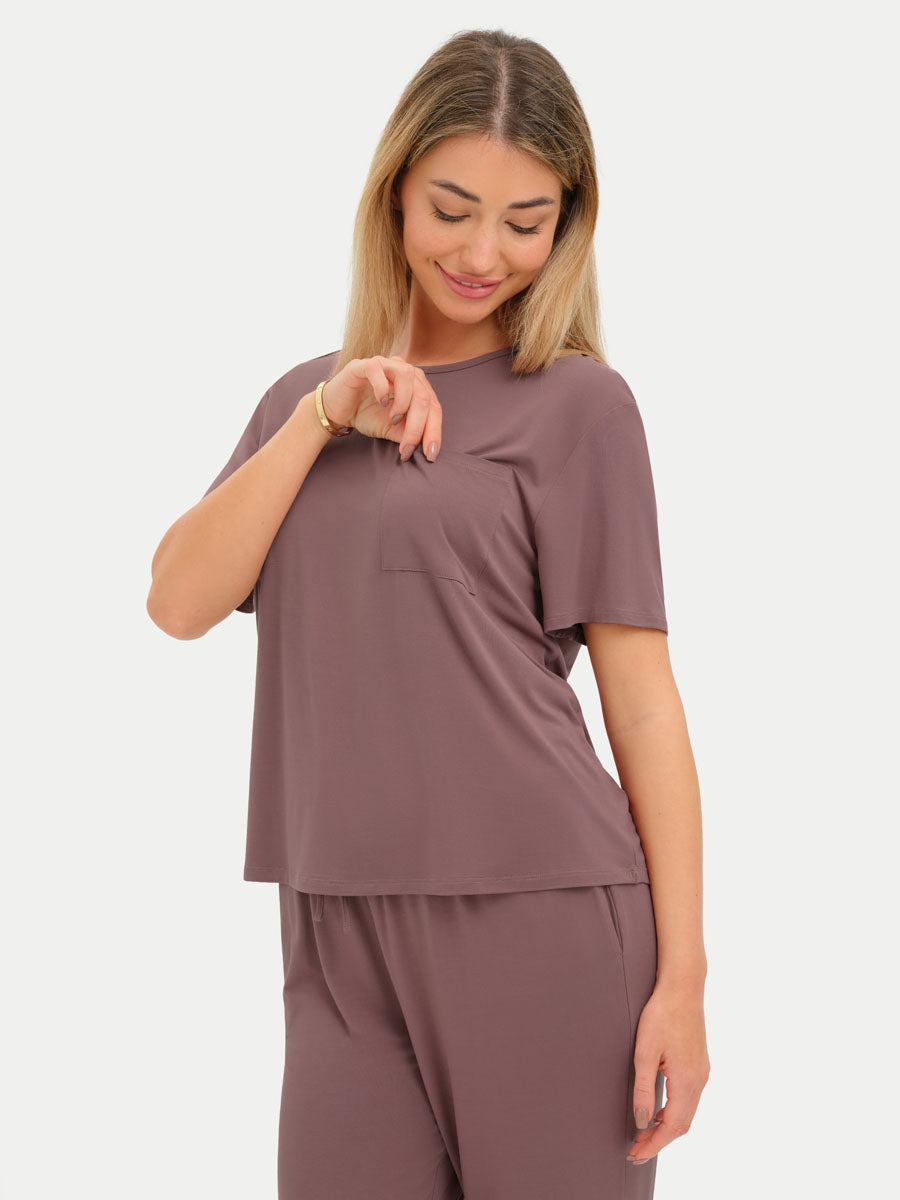 Short Sleeve Bamboo Relaxed Tee