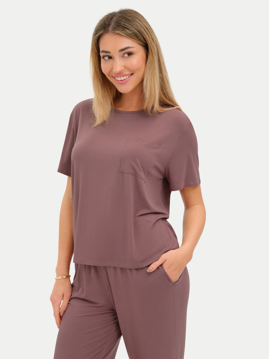 Short Sleeve Bamboo Relaxed Tee