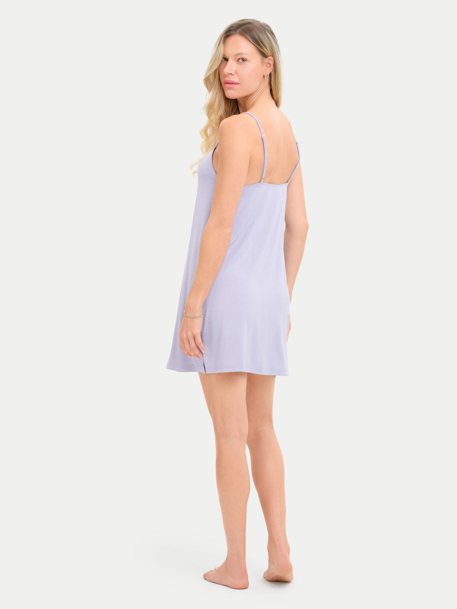 Sleeveless Short Bamboo Sleepshirt