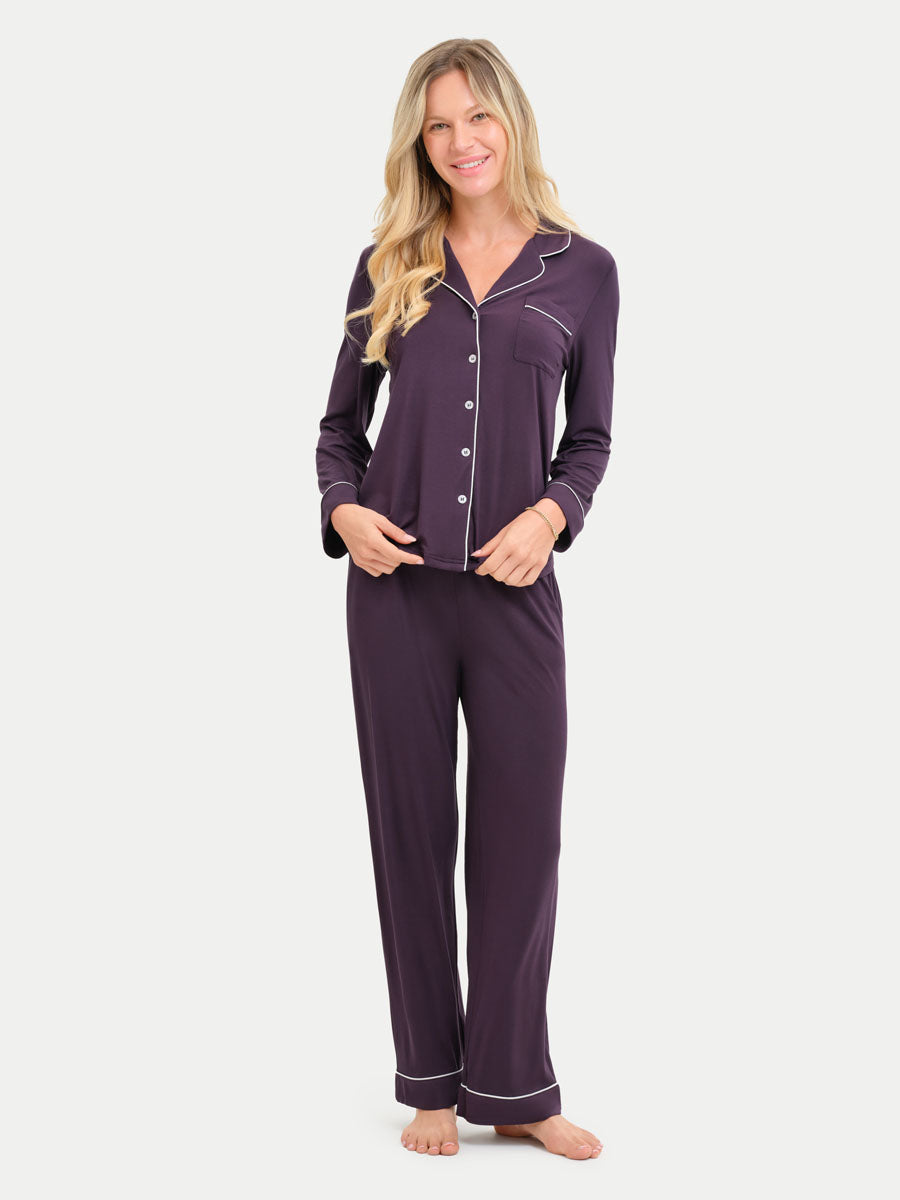 Long Sleeve Bamboo Pajama Set