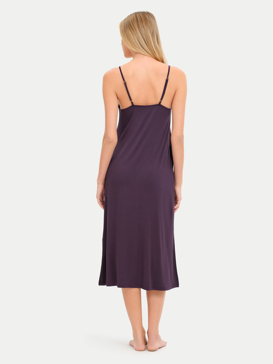 Sleeveless Long Bamboo Sleepshirt