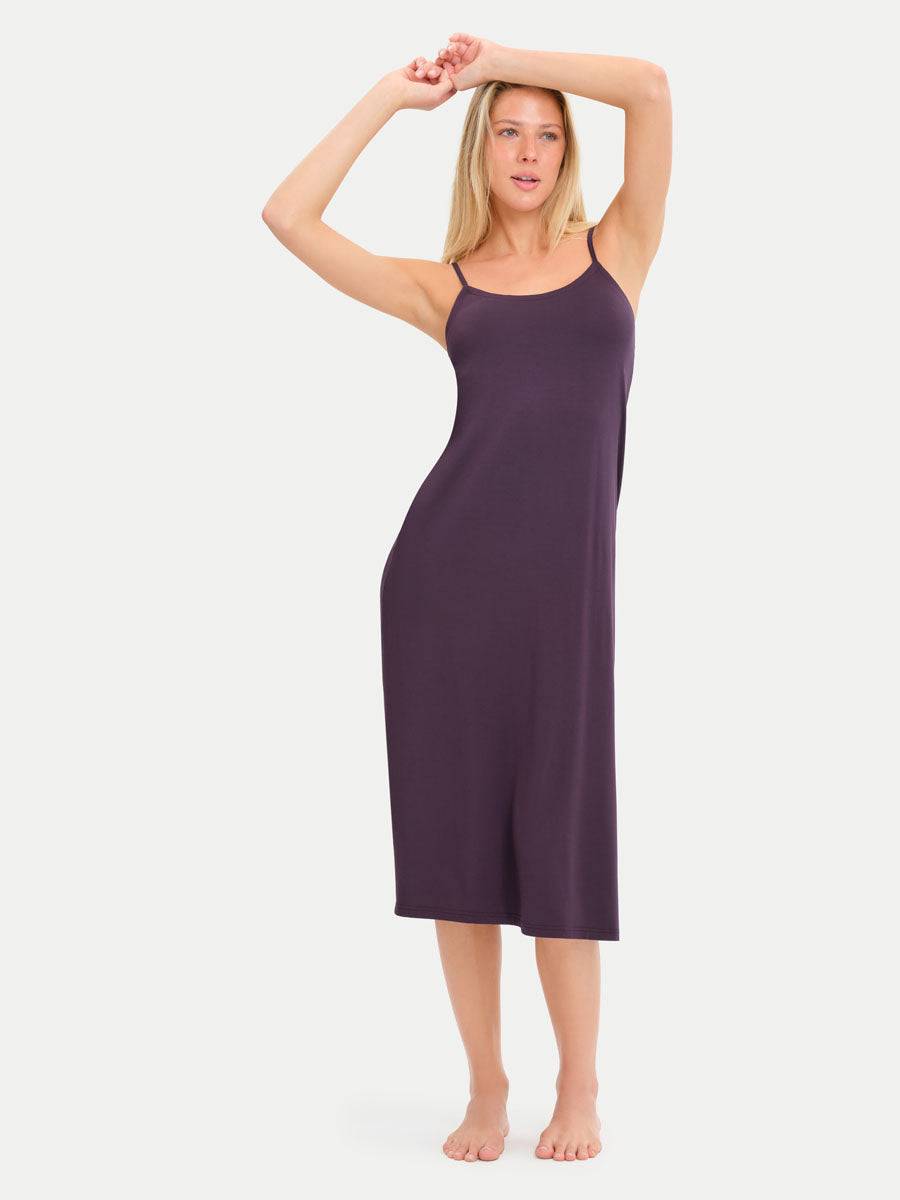 Sleeveless Long Bamboo Sleepshirt