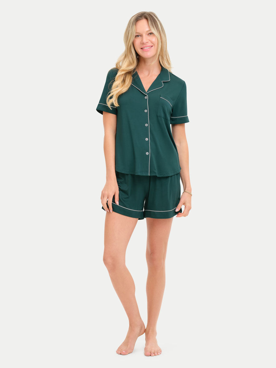 Short Sleeve Bamboo Pajama Set