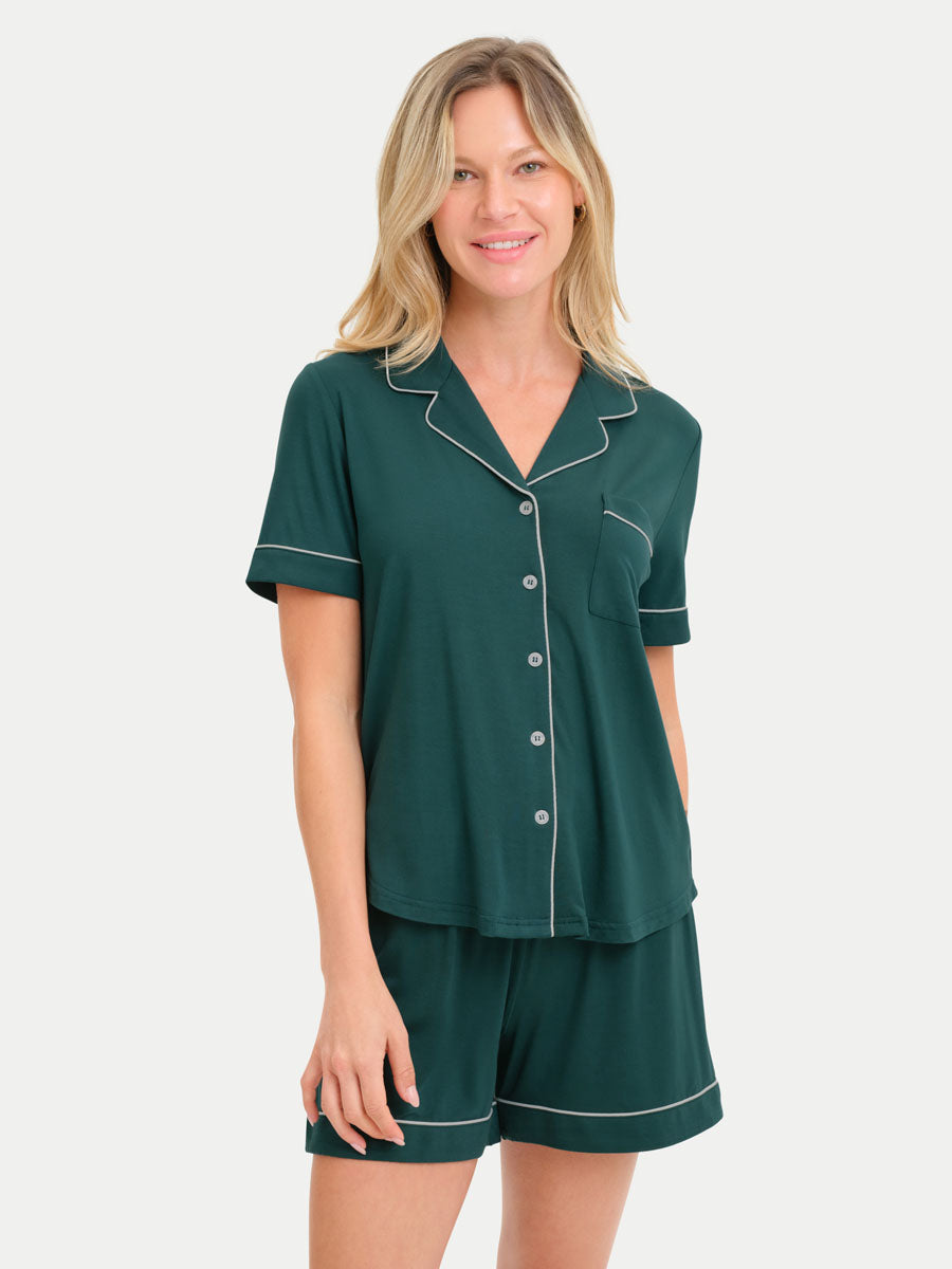 Short Sleeve Bamboo Pajama Set