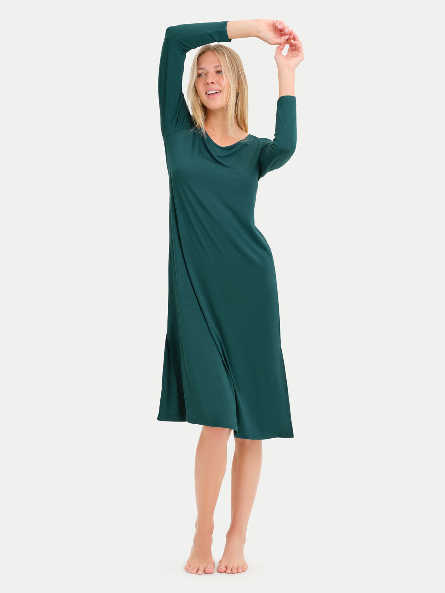 Long Sleeve Long Bamboo Sleepshirt