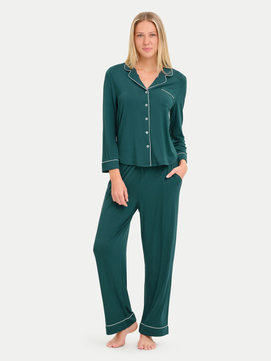 Long Sleeve Bamboo Pajama Set