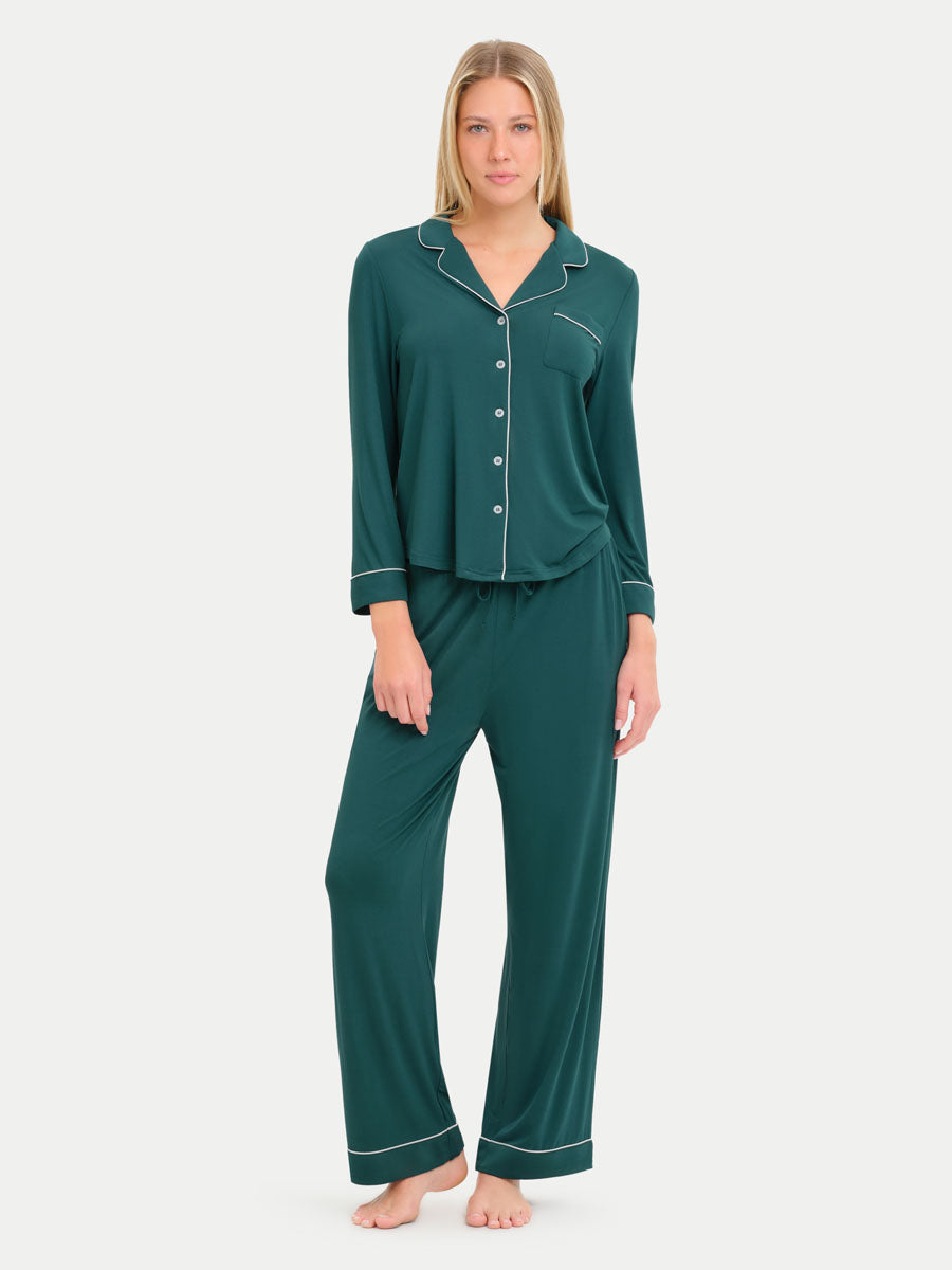 Long Sleeve Bamboo Pajama Set