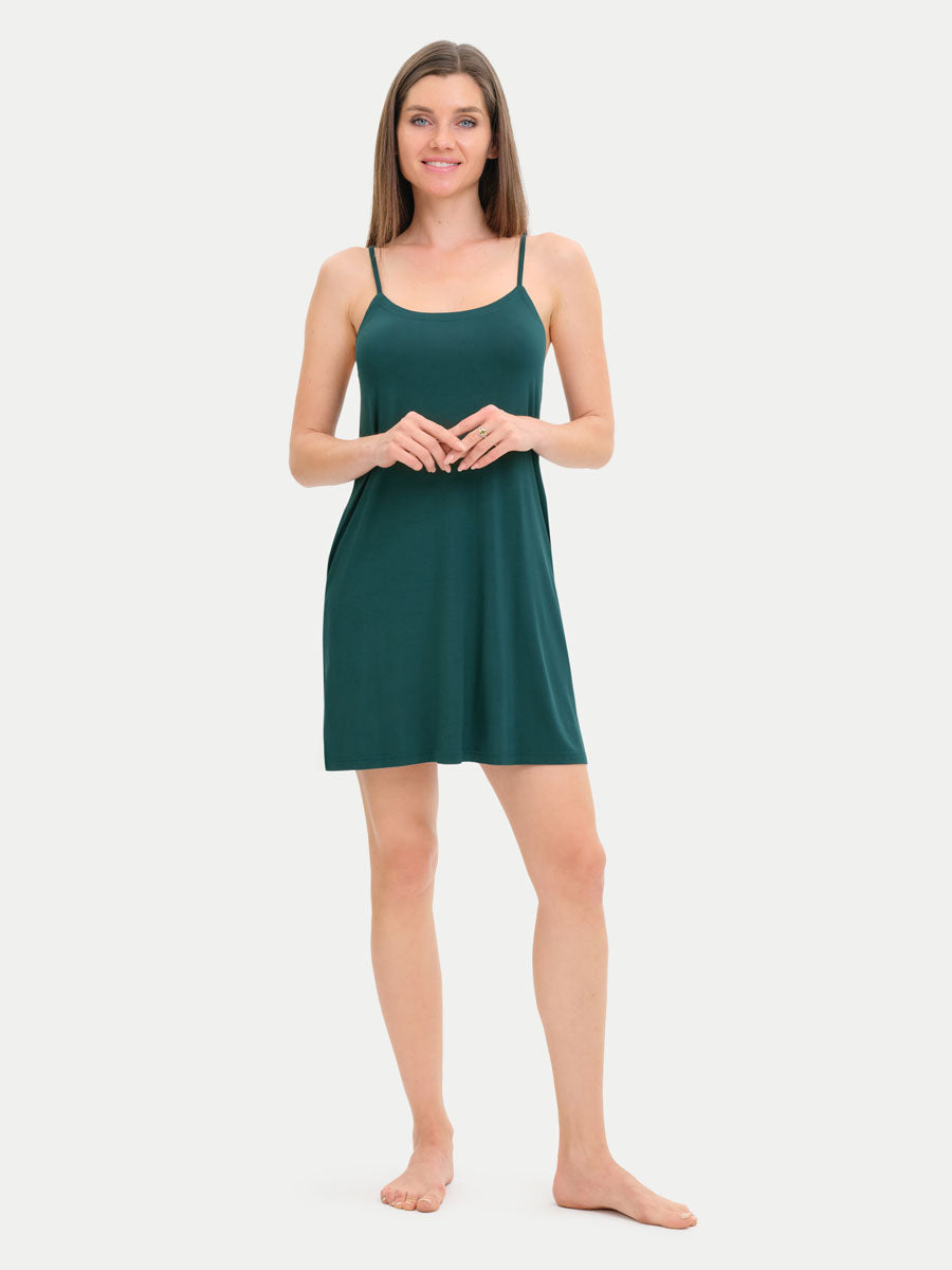 Sleeveless Short Bamboo Sleepshirt