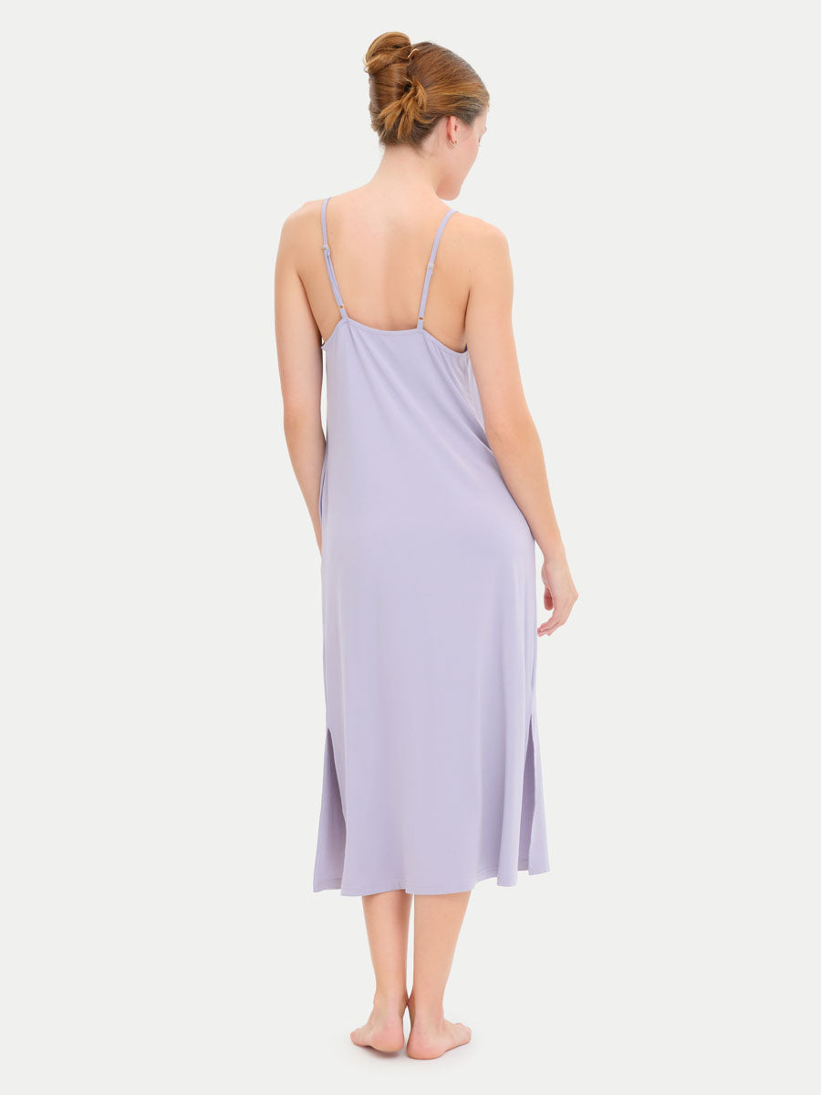 Sleeveless Long Bamboo Sleepshirt