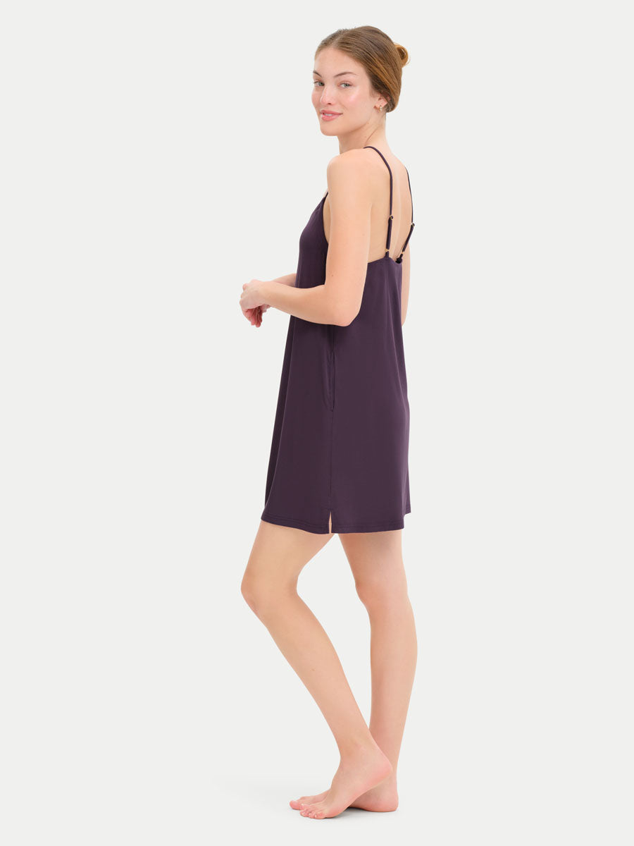 Sleeveless Short Bamboo Sleepshirt