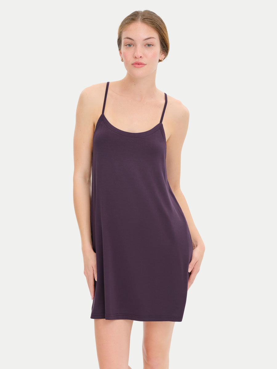 Sleeveless Short Bamboo Sleepshirt