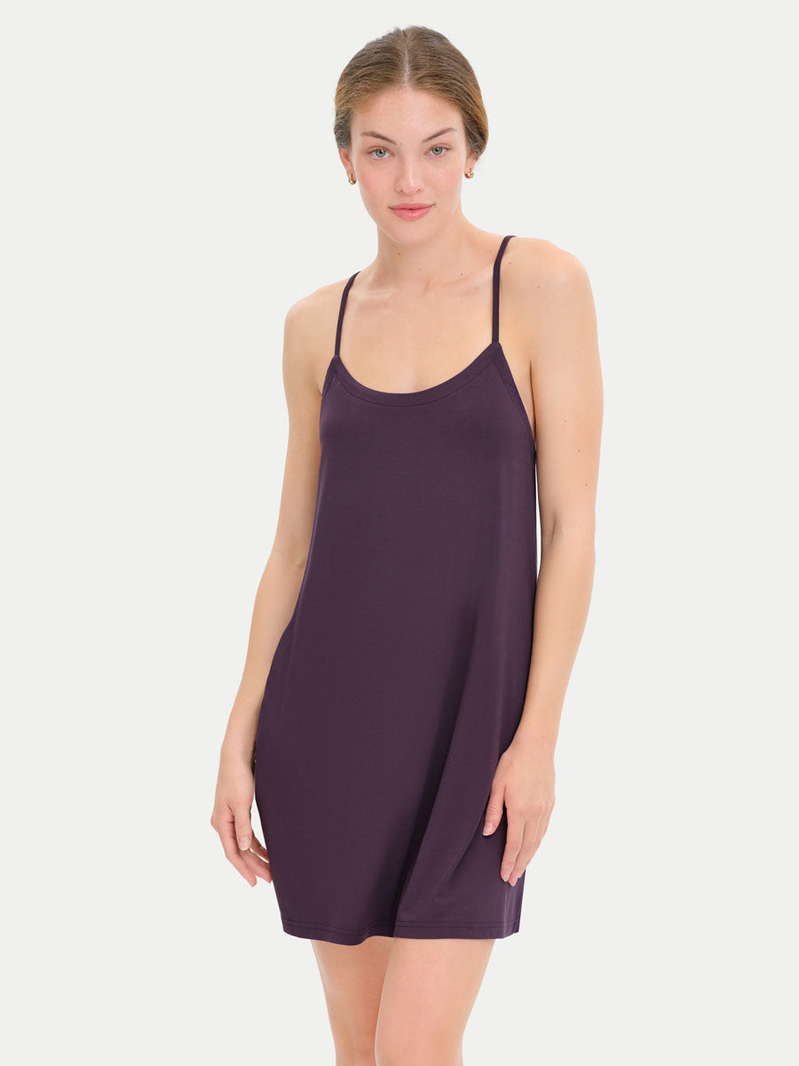 Sleeveless Short Bamboo Sleepshirt