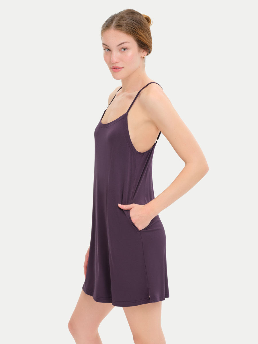 Sleeveless Short Bamboo Sleepshirt