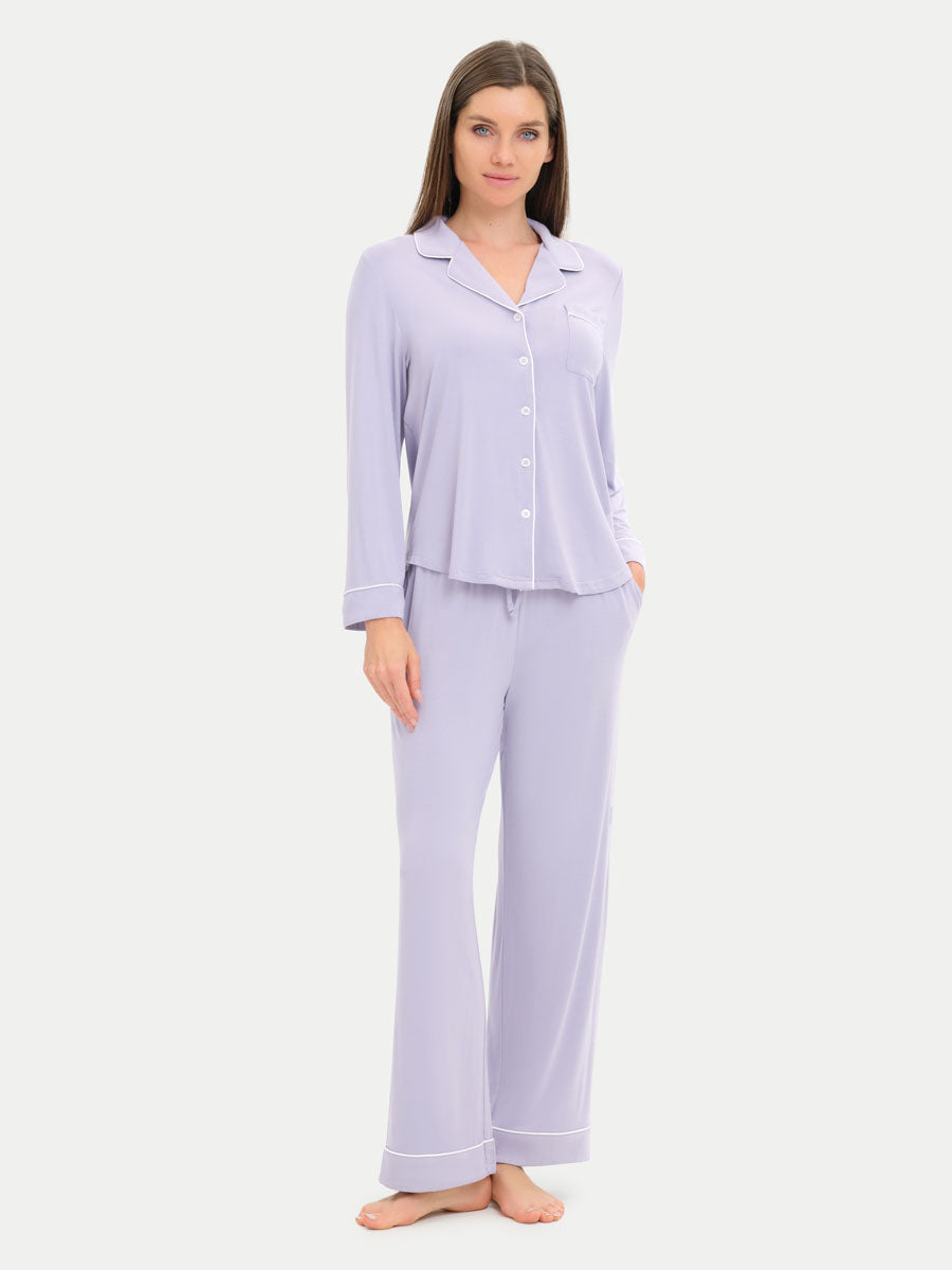 Long Sleeve Bamboo Pajama Set