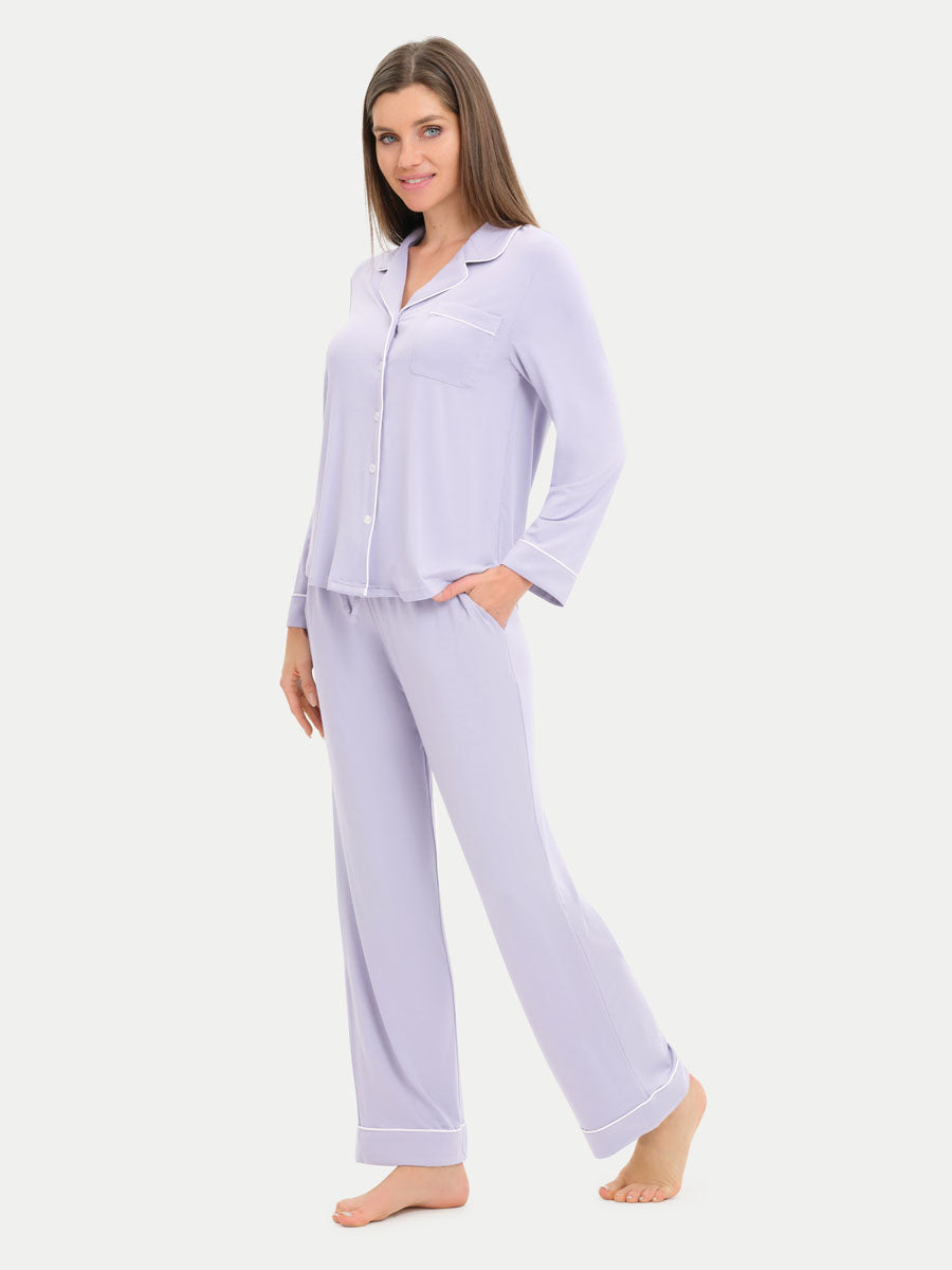 Long Sleeve Bamboo Pajama Set