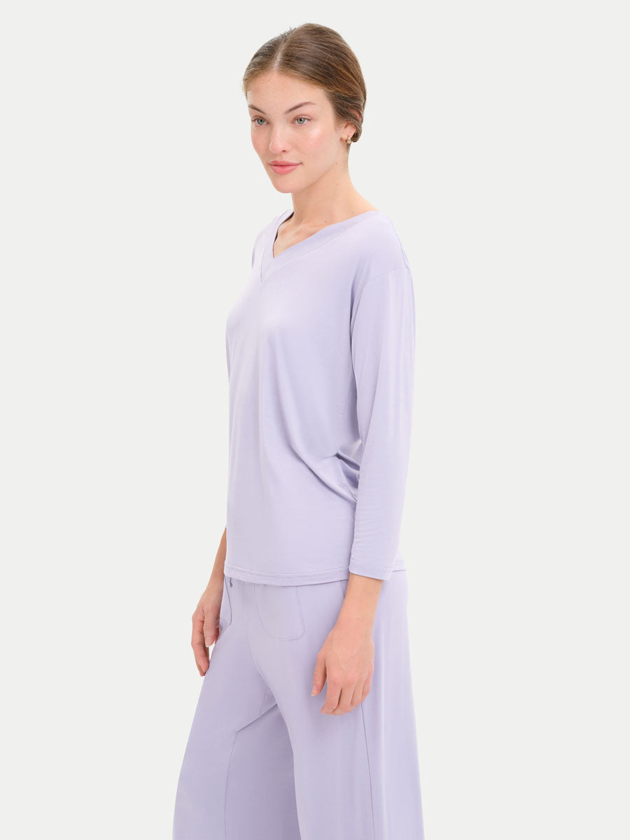 Long Sleeve Bamboo Slouchy PJs Set