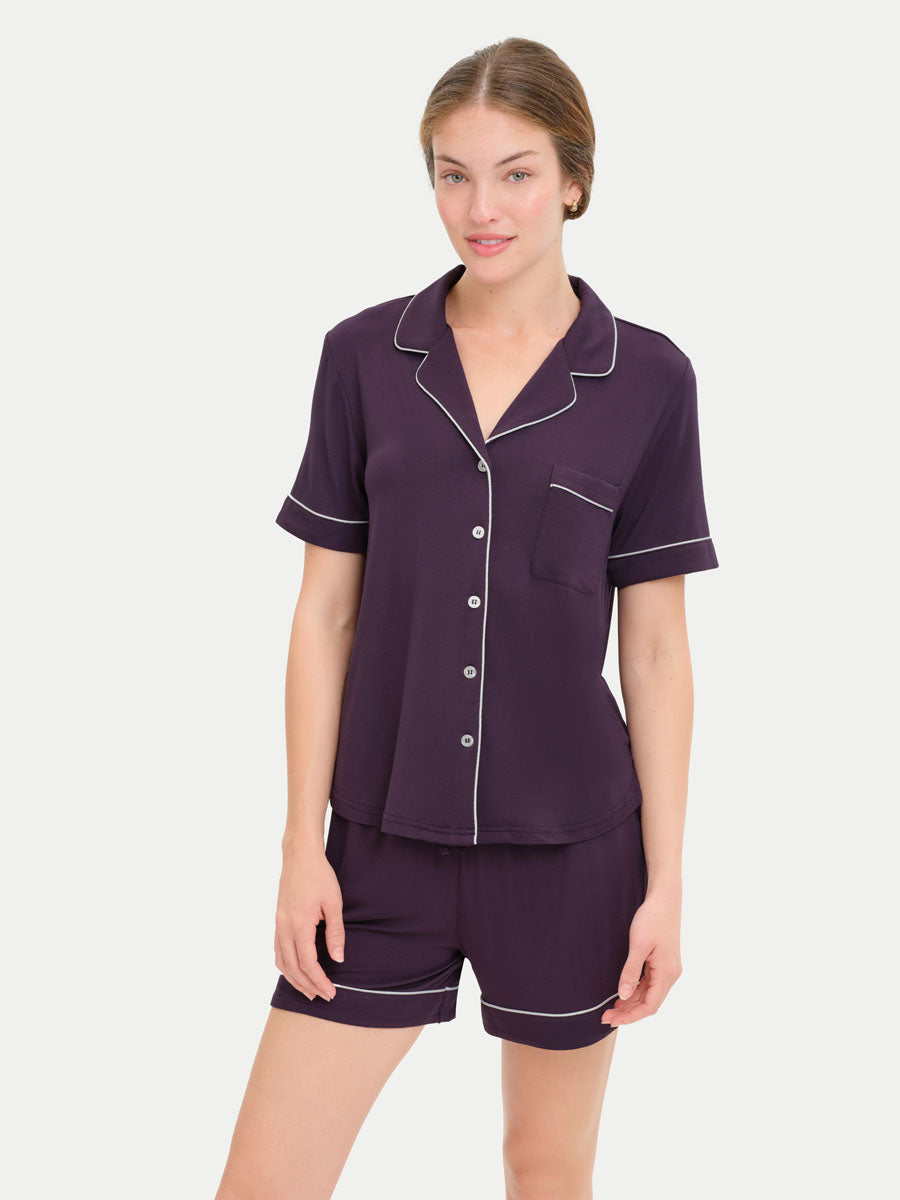Short Sleeve Bamboo Pajama Shirt