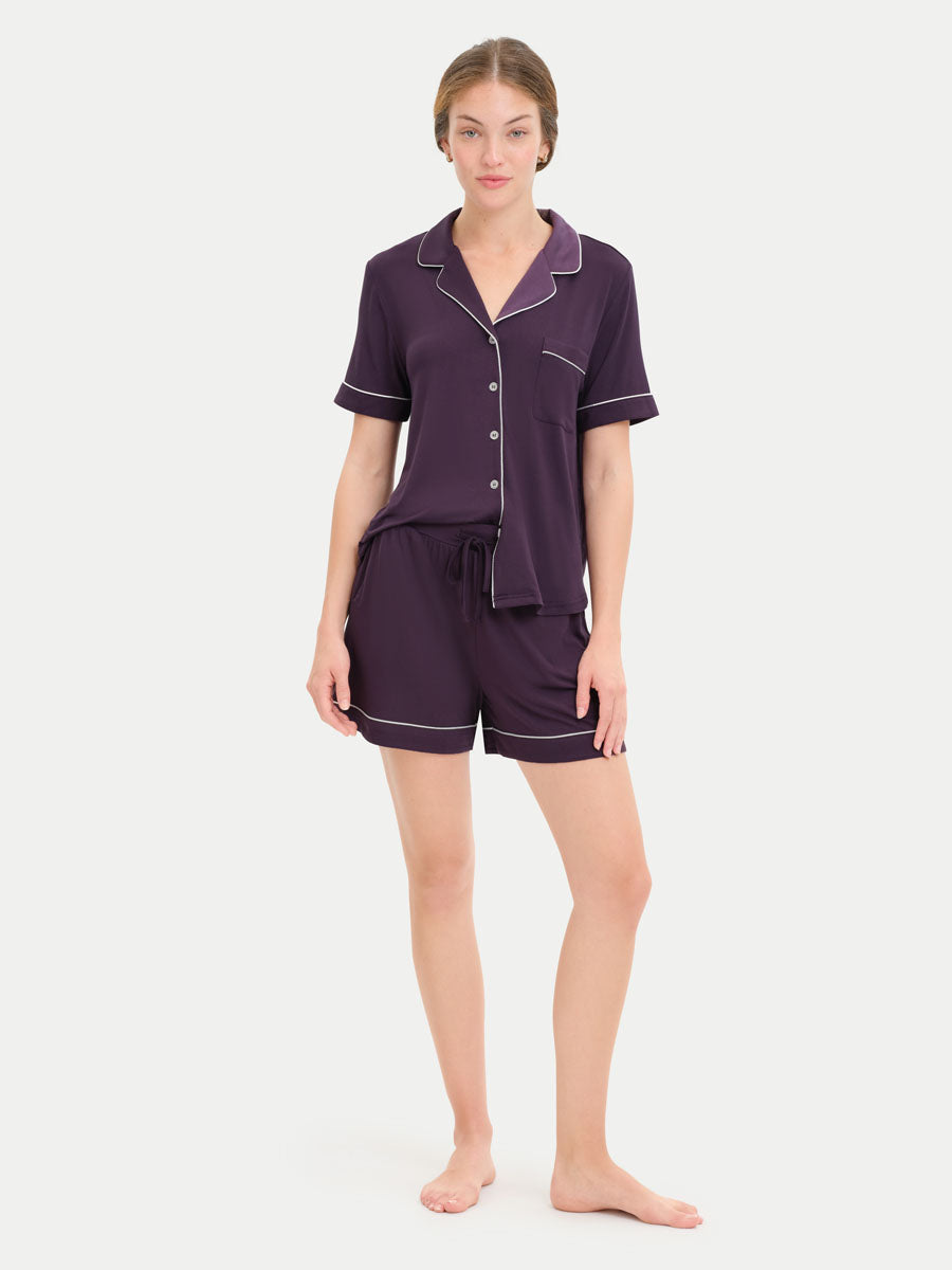Short Sleeve Bamboo Pajama Set