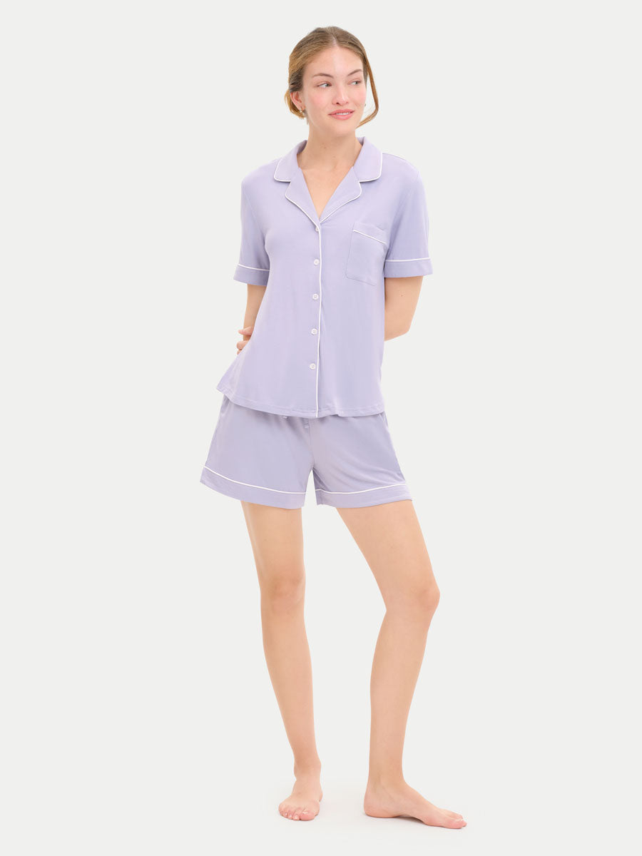 Short Sleeve Bamboo Pajama Set