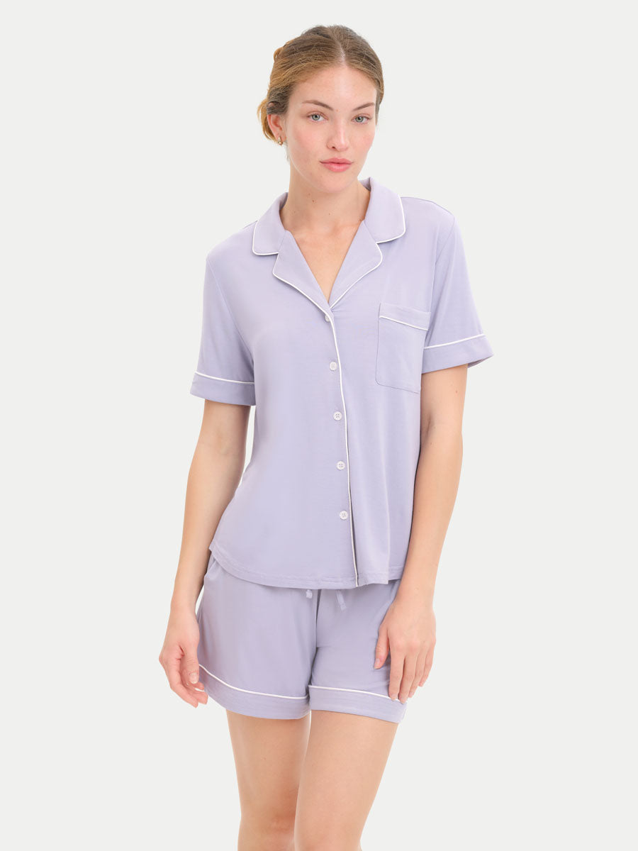 Short Sleeve Bamboo Pajama Set