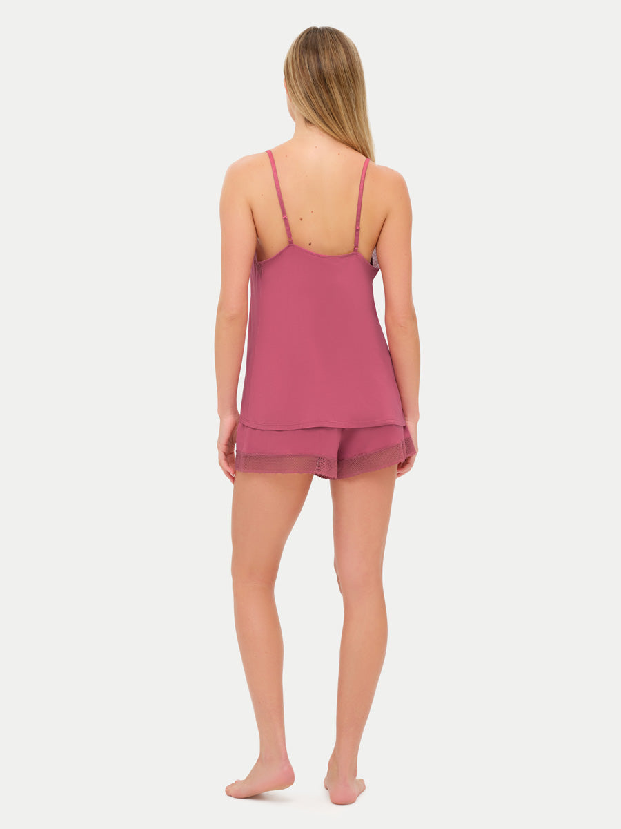 Bamboo Lace Cami Shorts