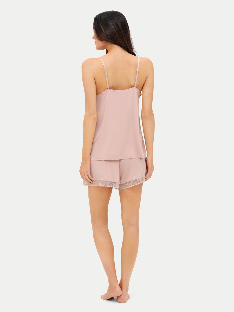 Bamboo Lace Cami Shorts