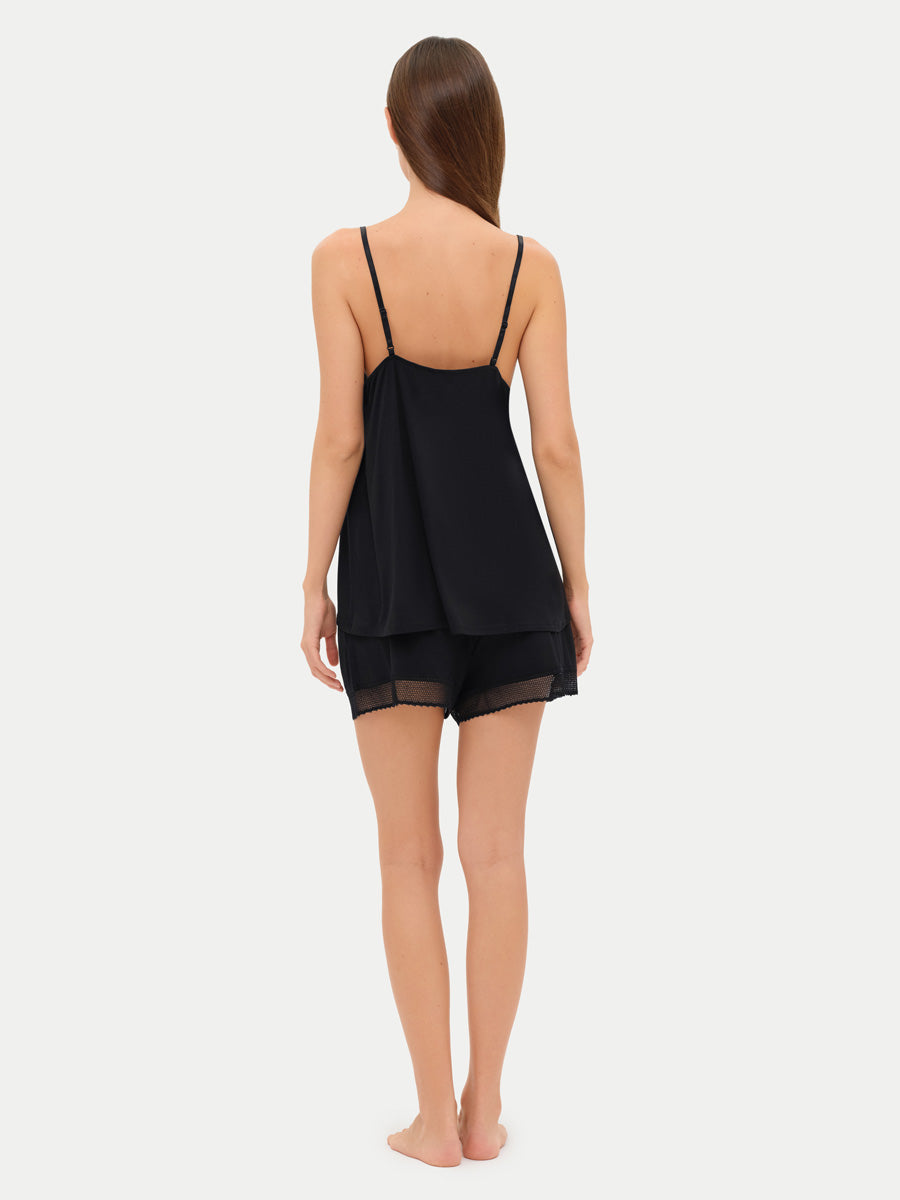Bamboo Lace Cami Shorts