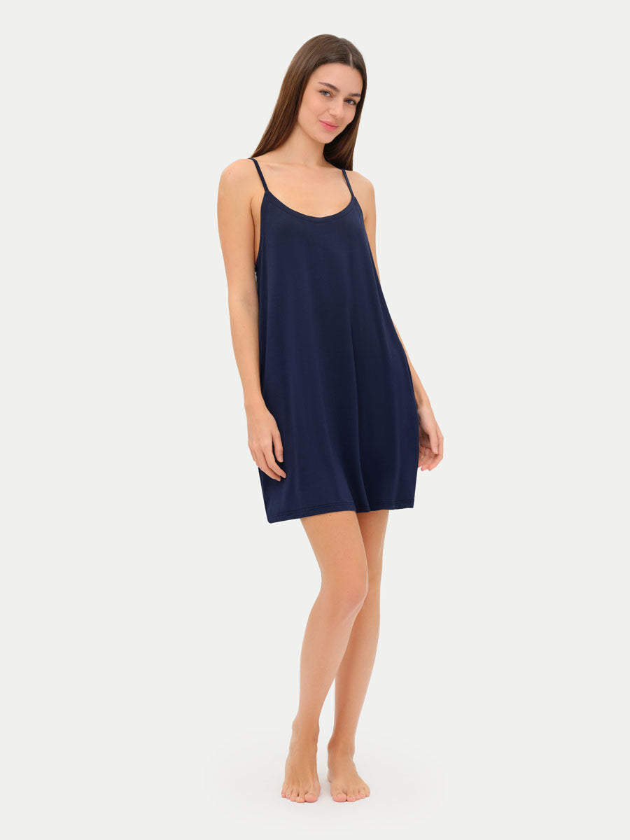 Sleeveless Short Bamboo Sleepshirt