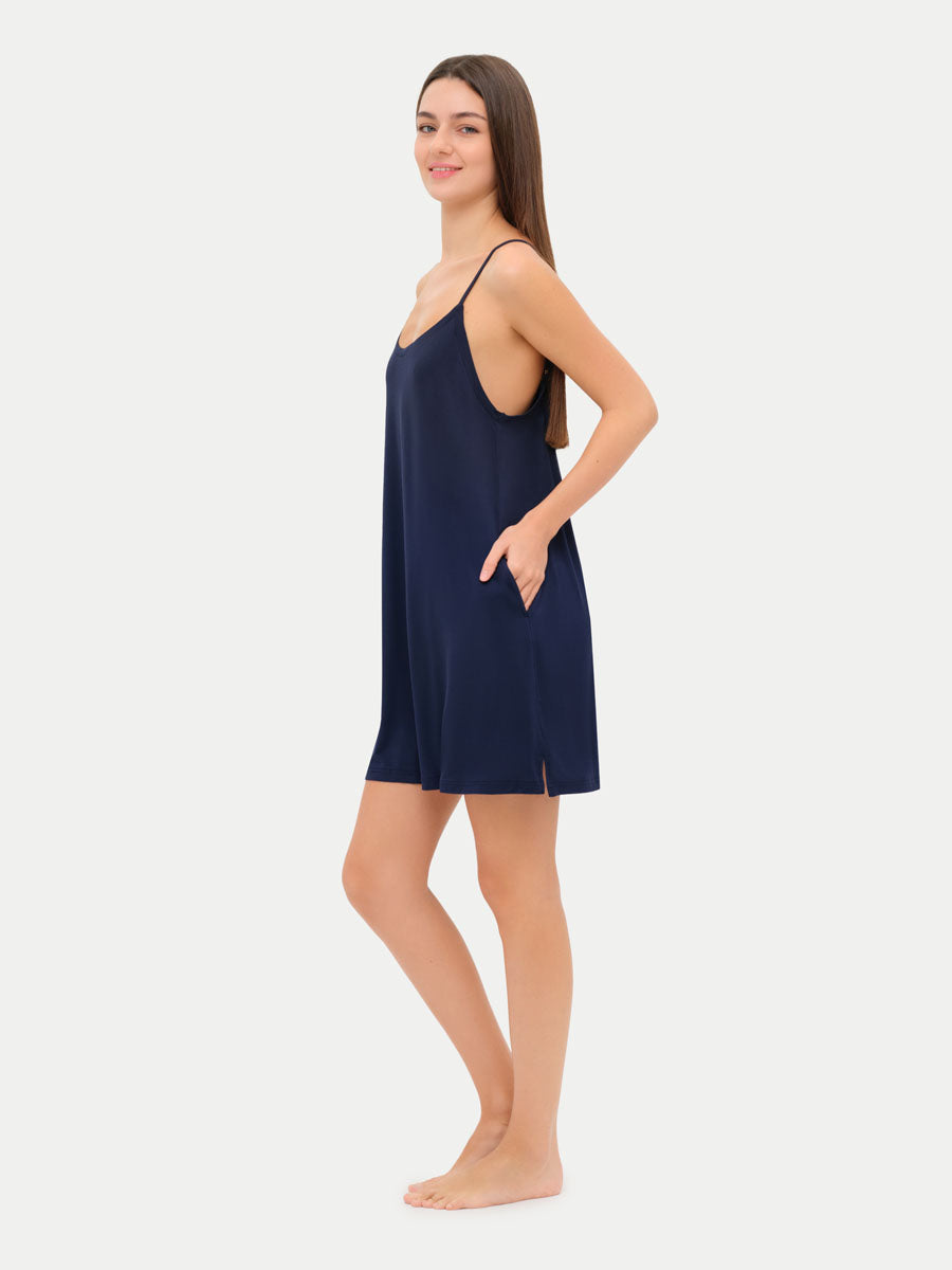 Sleeveless Short Bamboo Sleepshirt