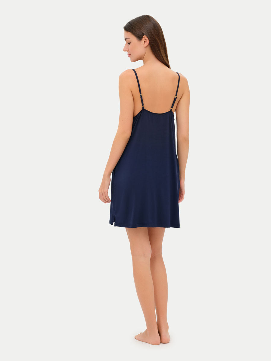 Sleeveless Short Bamboo Sleepshirt