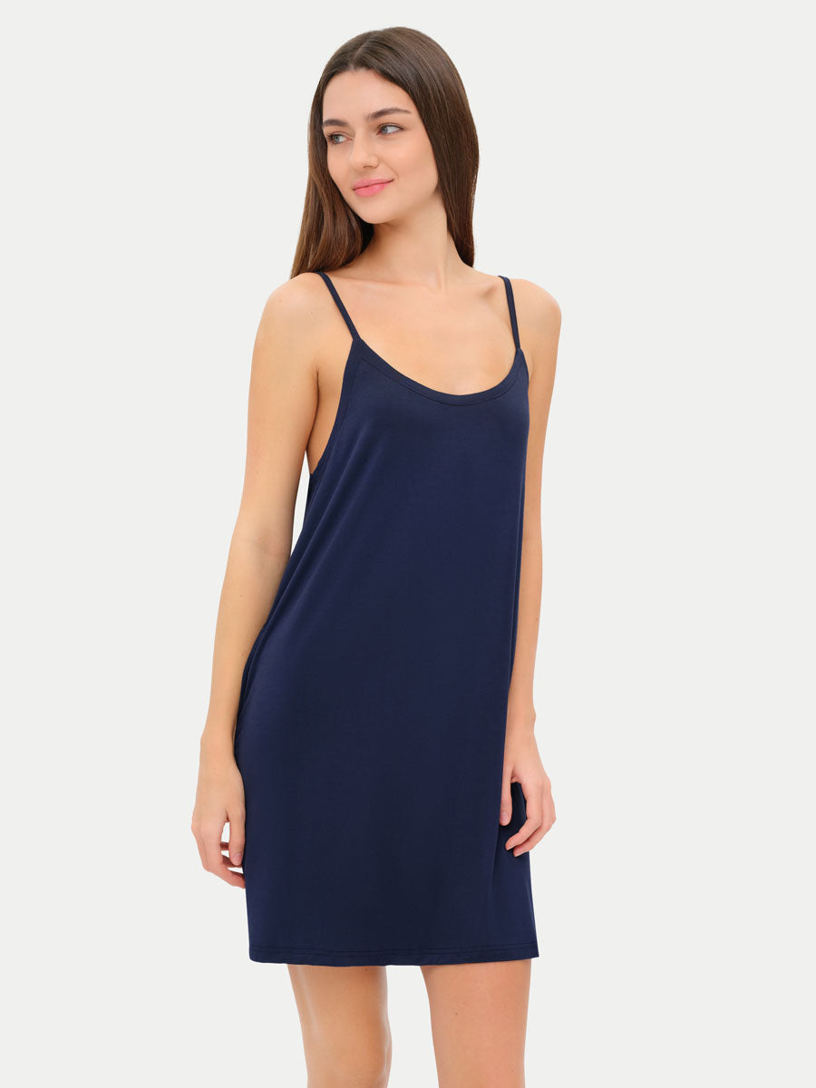 Sleeveless Short Bamboo Sleepshirt