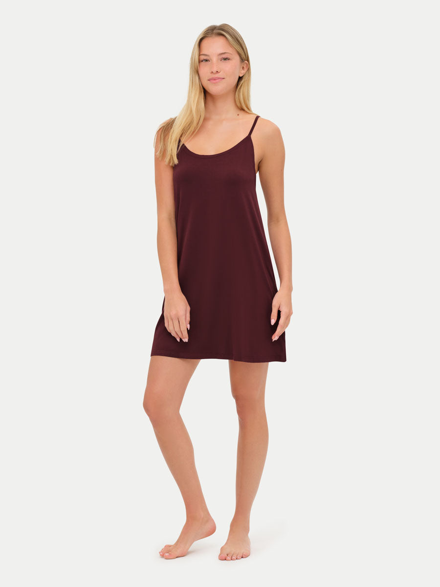 Sleeveless Short Bamboo Sleepshirt