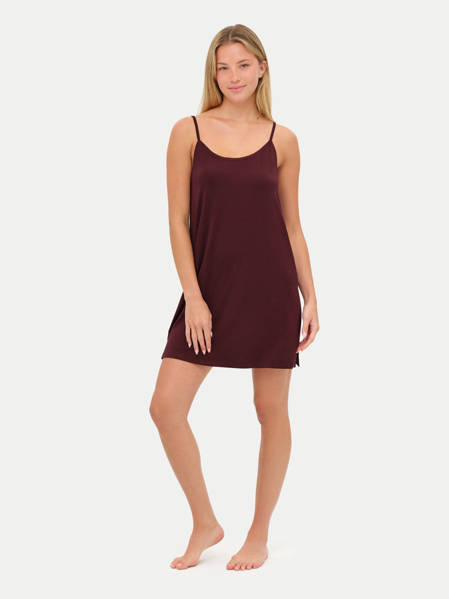 Sleeveless Short Bamboo Sleepshirt