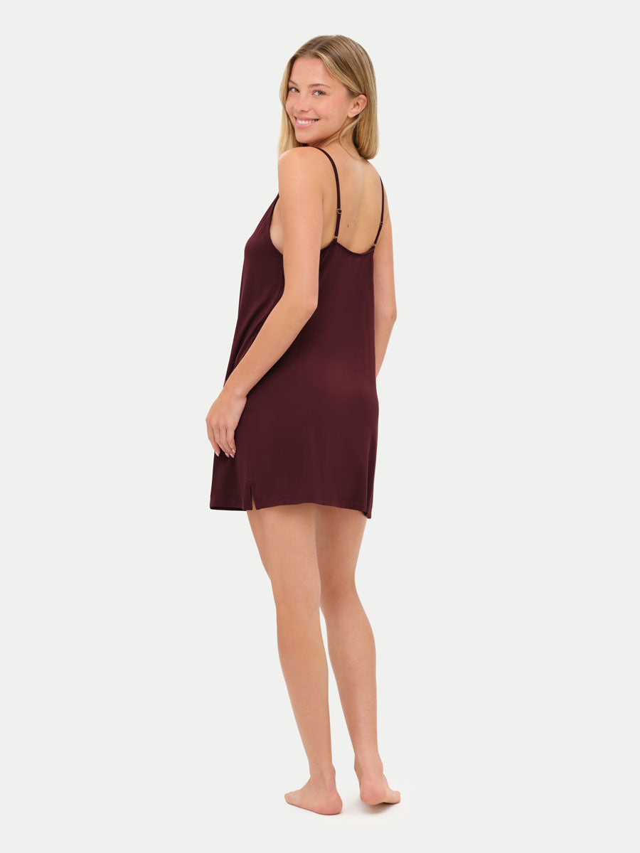 Sleeveless Short Bamboo Sleepshirt